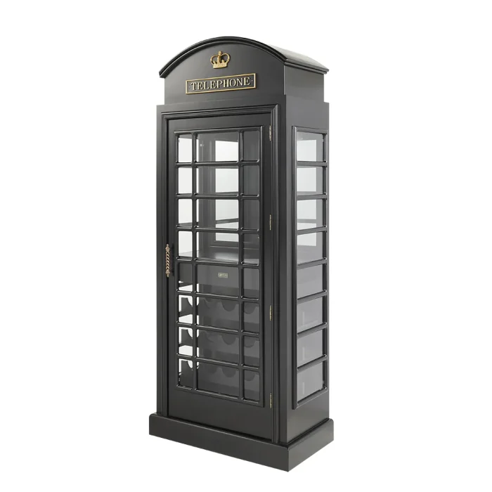 Phone Booth Wine Rack - Multiple Colors - Image 3