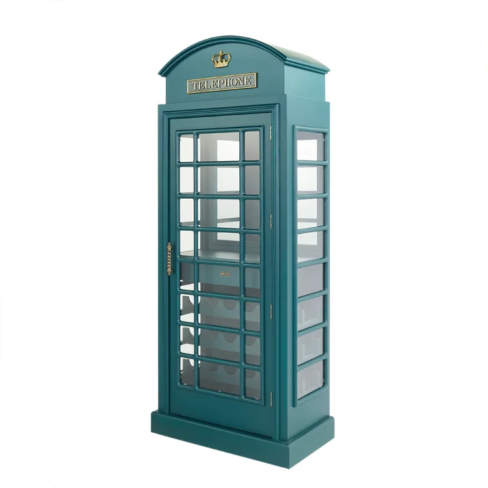 Phone Booth Wine Rack - Multiple Colors - Image 5