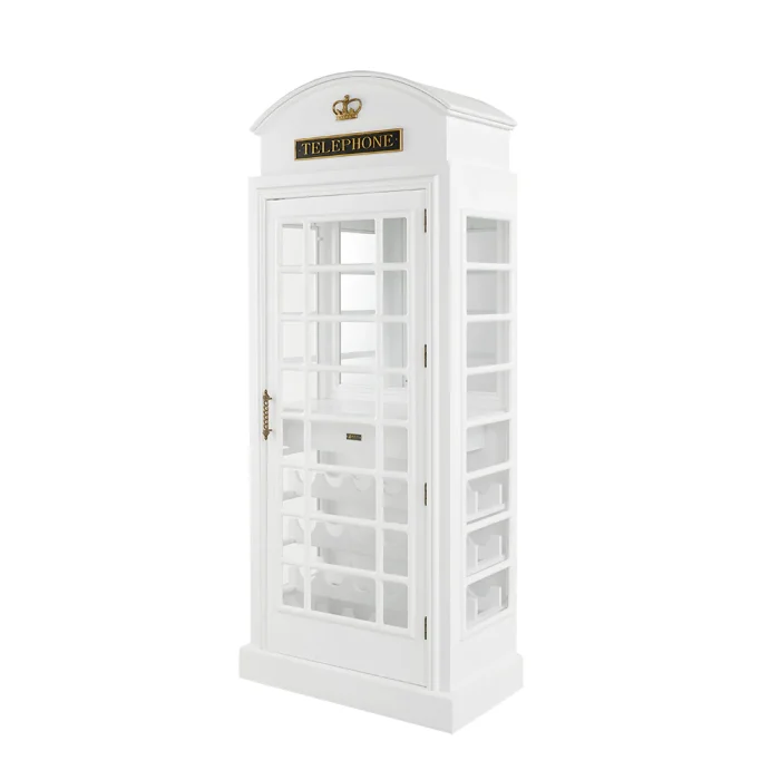 Phone Booth Wine Rack - Multiple Colors - Image 7