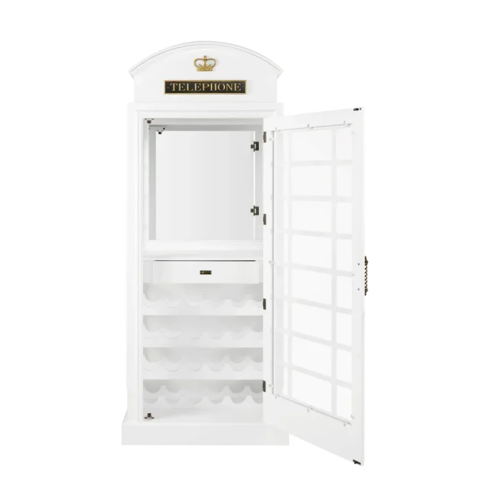 Phone Booth Wine Rack - Multiple Colors - Image 8