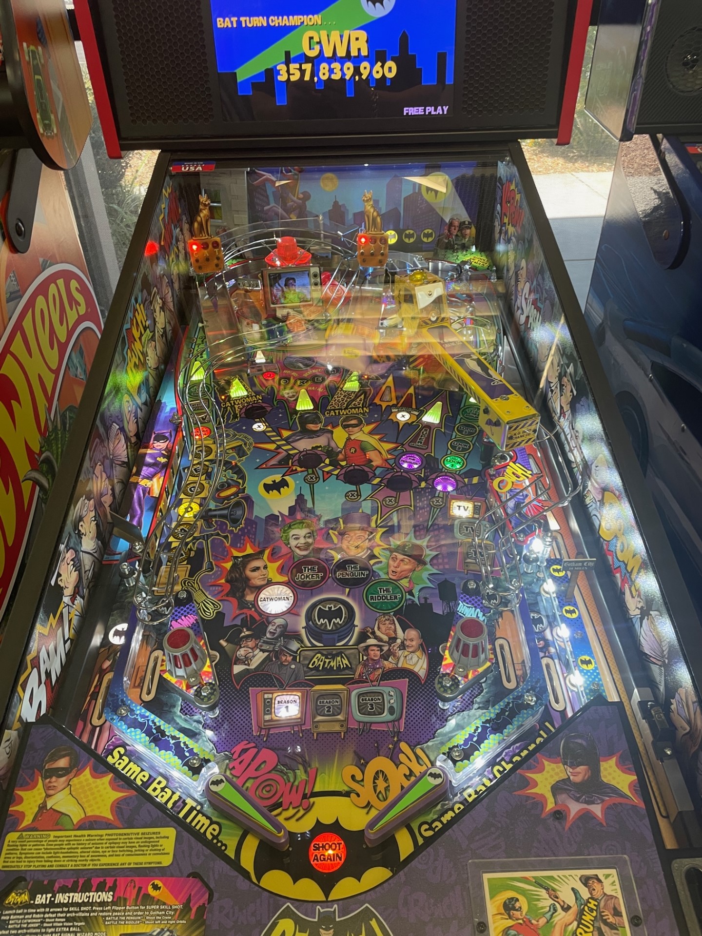 Batman 66 Premium Pinball - Juiced - For Sale | Billiards N More