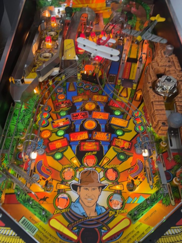 indiana jones pinball machine williams