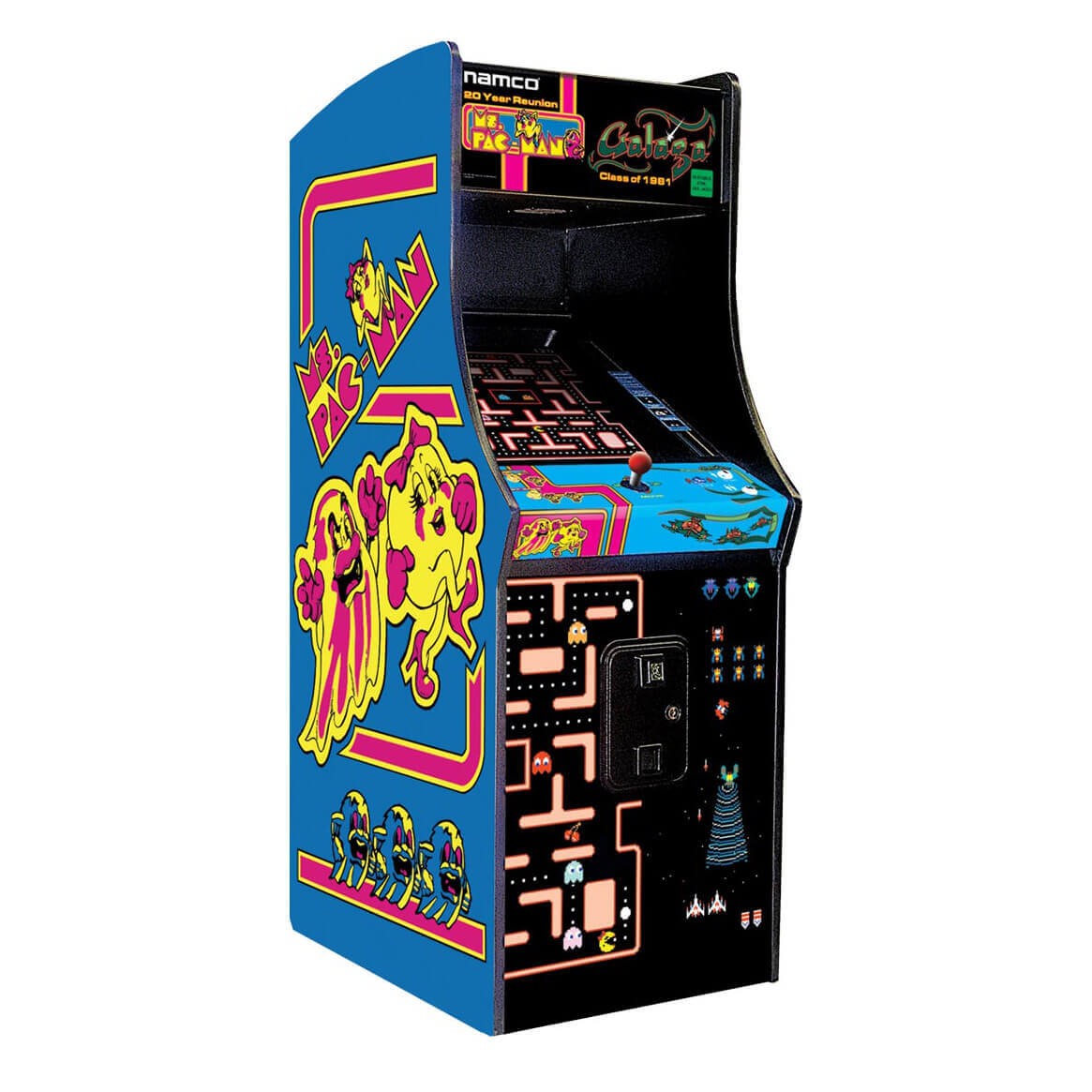 Ms PacMan Galaga 20th Anniversary Cocktail Table Arcade 60 games  NEW 