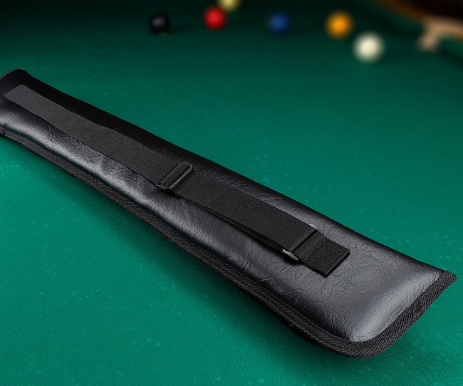 Soft Deluxe Snooker Pool Cue Case Bag For 1/2 and 3/4 Length Cues  D 