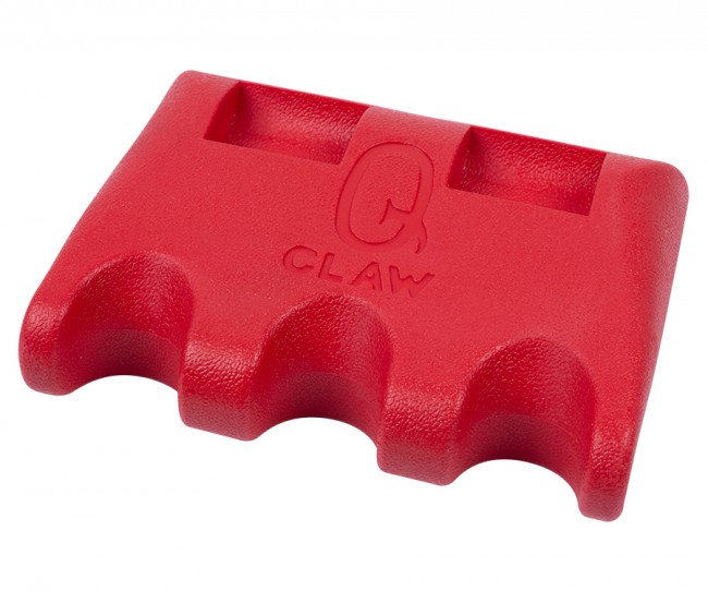 Q Claw 3 Cue Pool Cue Holder Red QClaw holds 3 Cues w/ FREE Shipping 