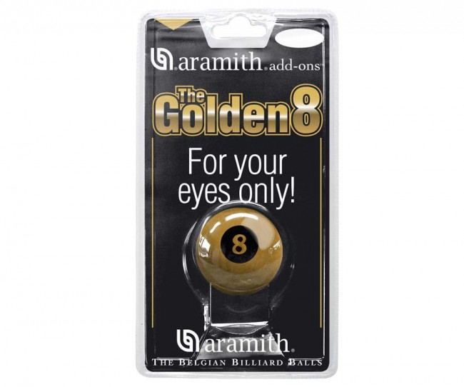 Aramith Golden 8 Ball - Ozone Billiards