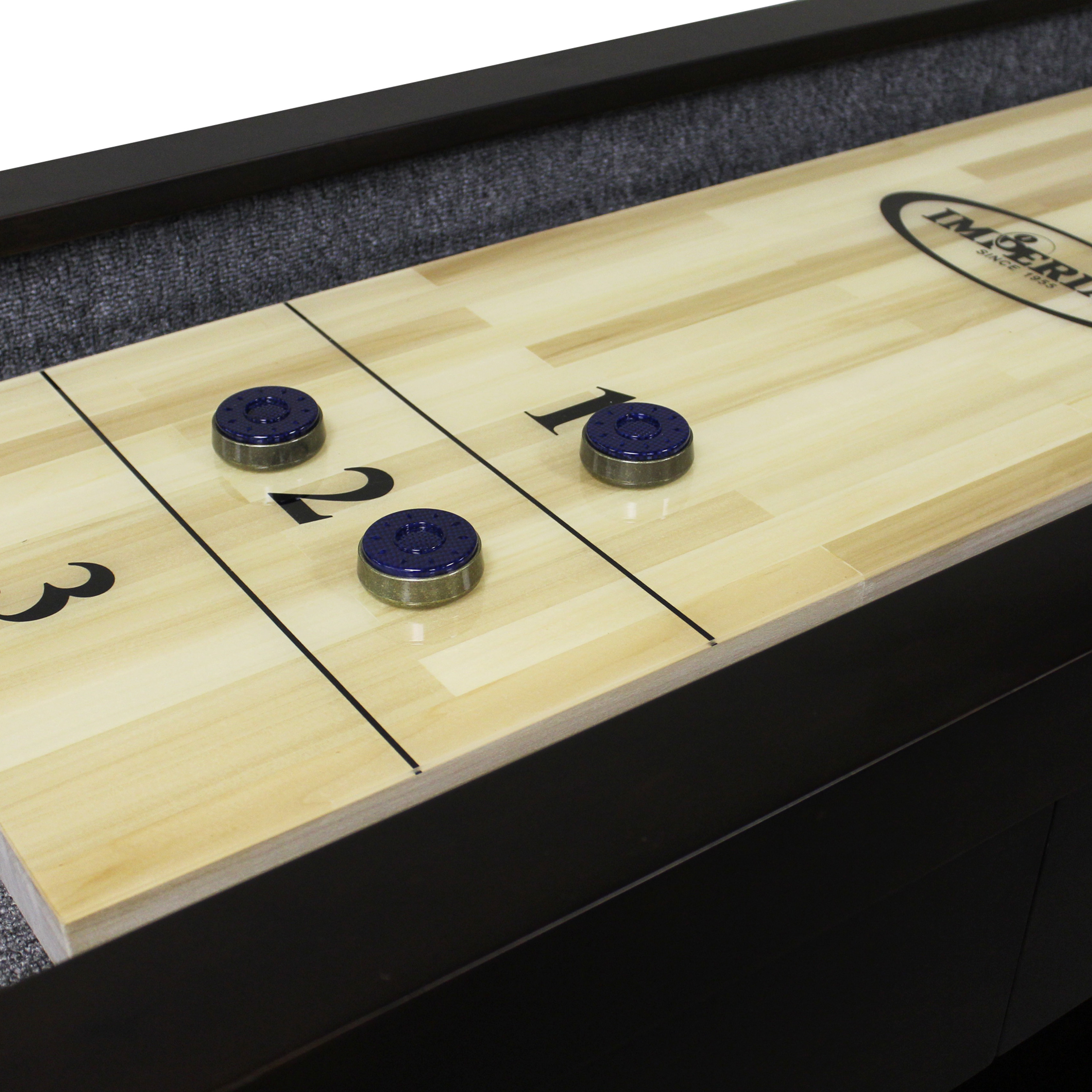 Integra 9 Ft Or 12 Ft Shuffleboard Table Espresso