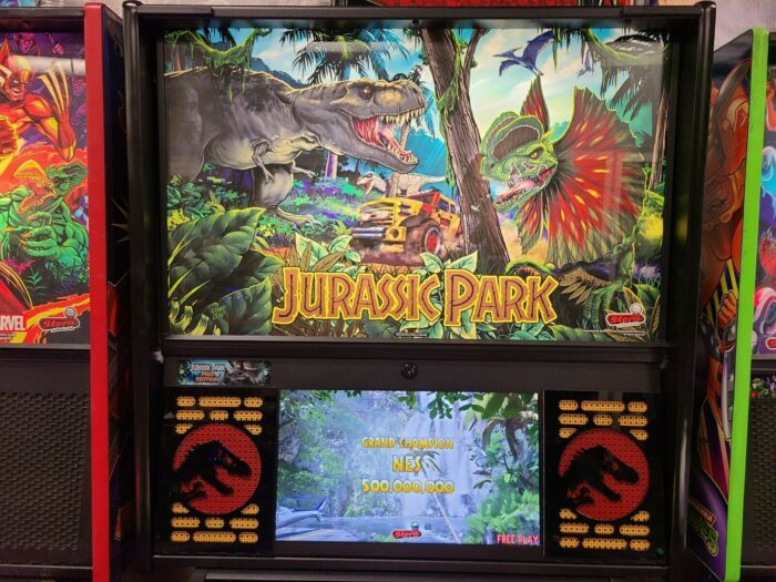 Jurassic park pinball stern