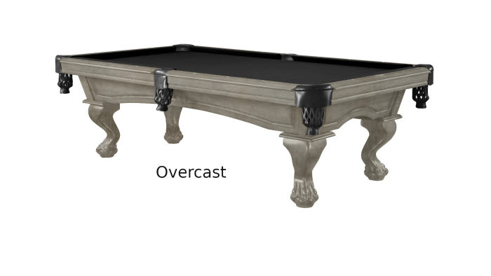 Megan pool table overcast