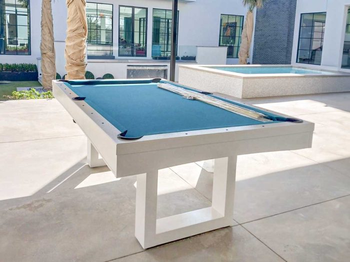 horizon pool table dallas apartment install 1