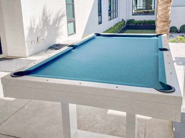 horizon pool table dallas apartment install 3