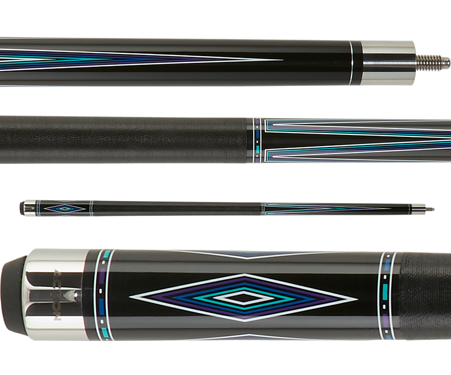 Details about   Action Starters STR01 Blue w/ Black Stained Handle Pool/Billiards Cue Stick 