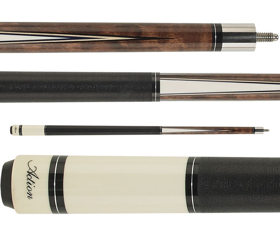 Details about   Action inl16 inlay pool cue walnut & cream stained maple w show original title