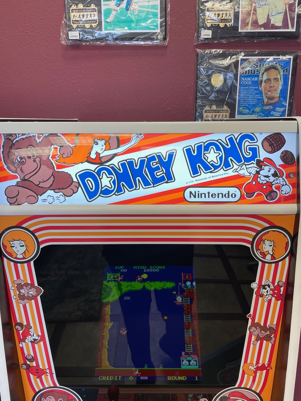 DONKEY KONG- FULL SIZE ARCADE- BRAND NEW- CLASSIC BLUE EDITION : Land of Oz  Arcades