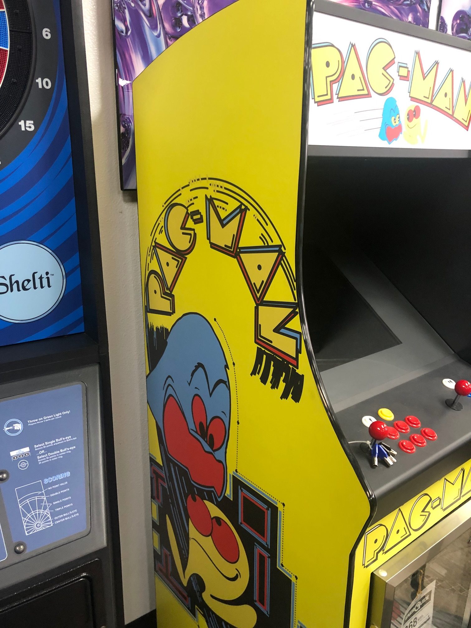 Pacman Arcade Multi Game With Built in Fridge! Plays 60 to 400 Games! For  Sale | Billiards N More