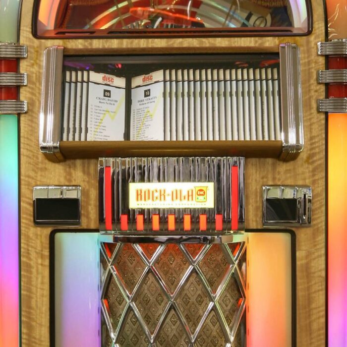ROCK-OLA BUBBLER CD JUKEBOX IN LIGHT OAK (Discontinued) - Image 8