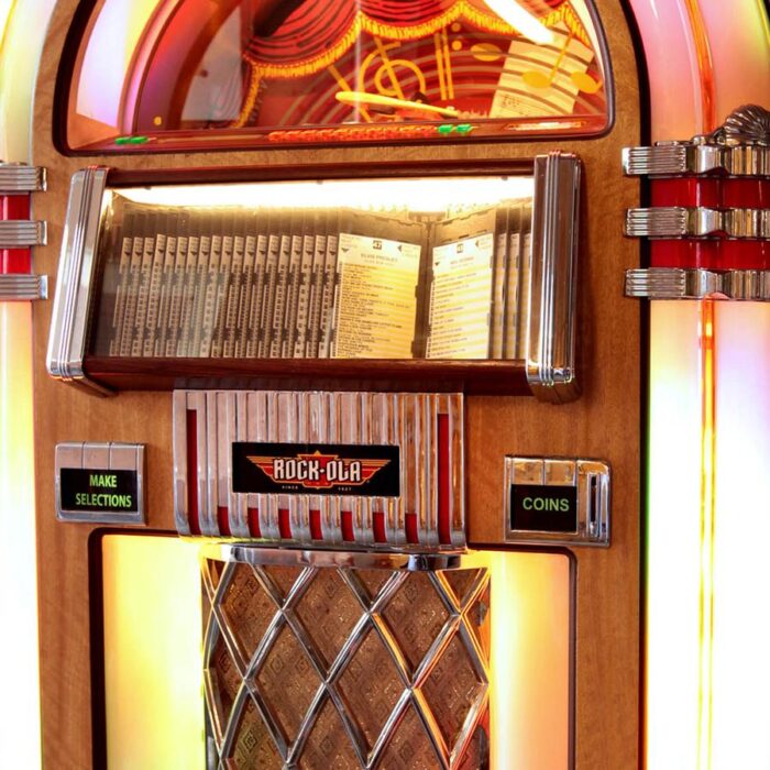 ROCK-OLA BUBBLER CD JUKEBOX IN LIGHT OAK (Discontinued) - Image 9