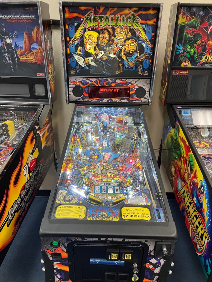 Metallica Pro Pinball With Shaker Motor! (Sold) For Sale • Billiards N More