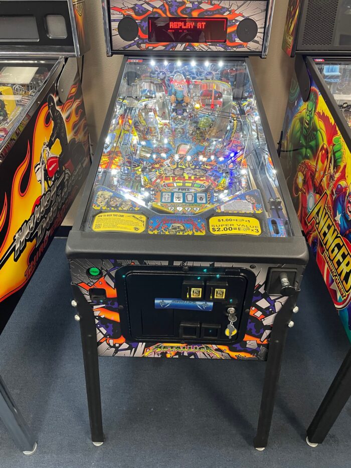 Metallica Pro Pinball With Shaker Motor! (Sold) For Sale • Billiards N More