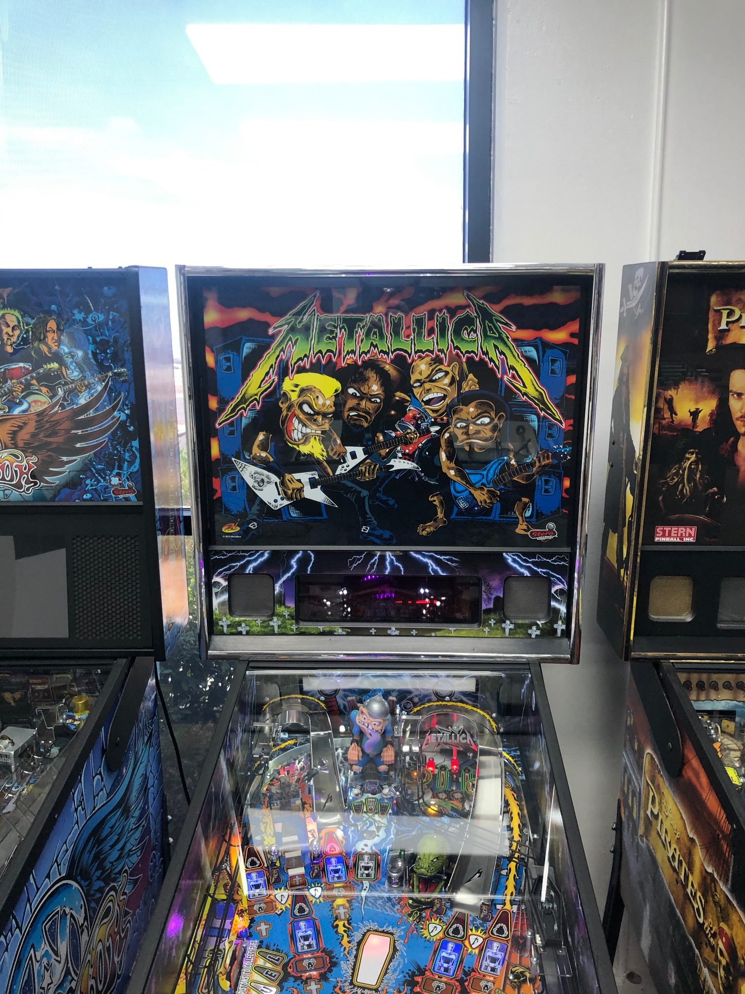 metallica pinball machine for sale