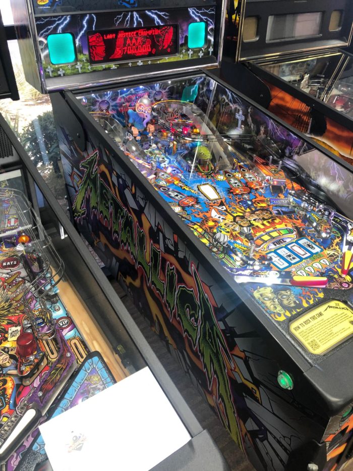 metallica pro pinball machine