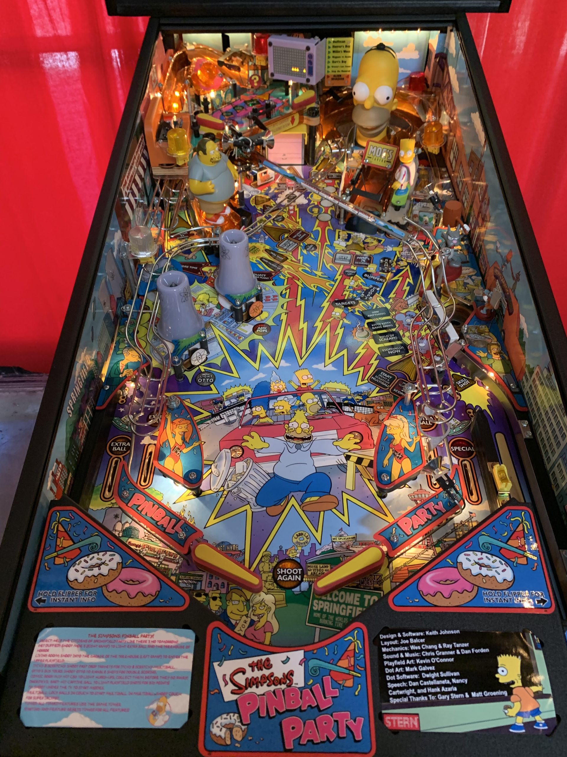 The Simpsons Pinball By Stern Home Use Mint Condition!! | Billiards N More