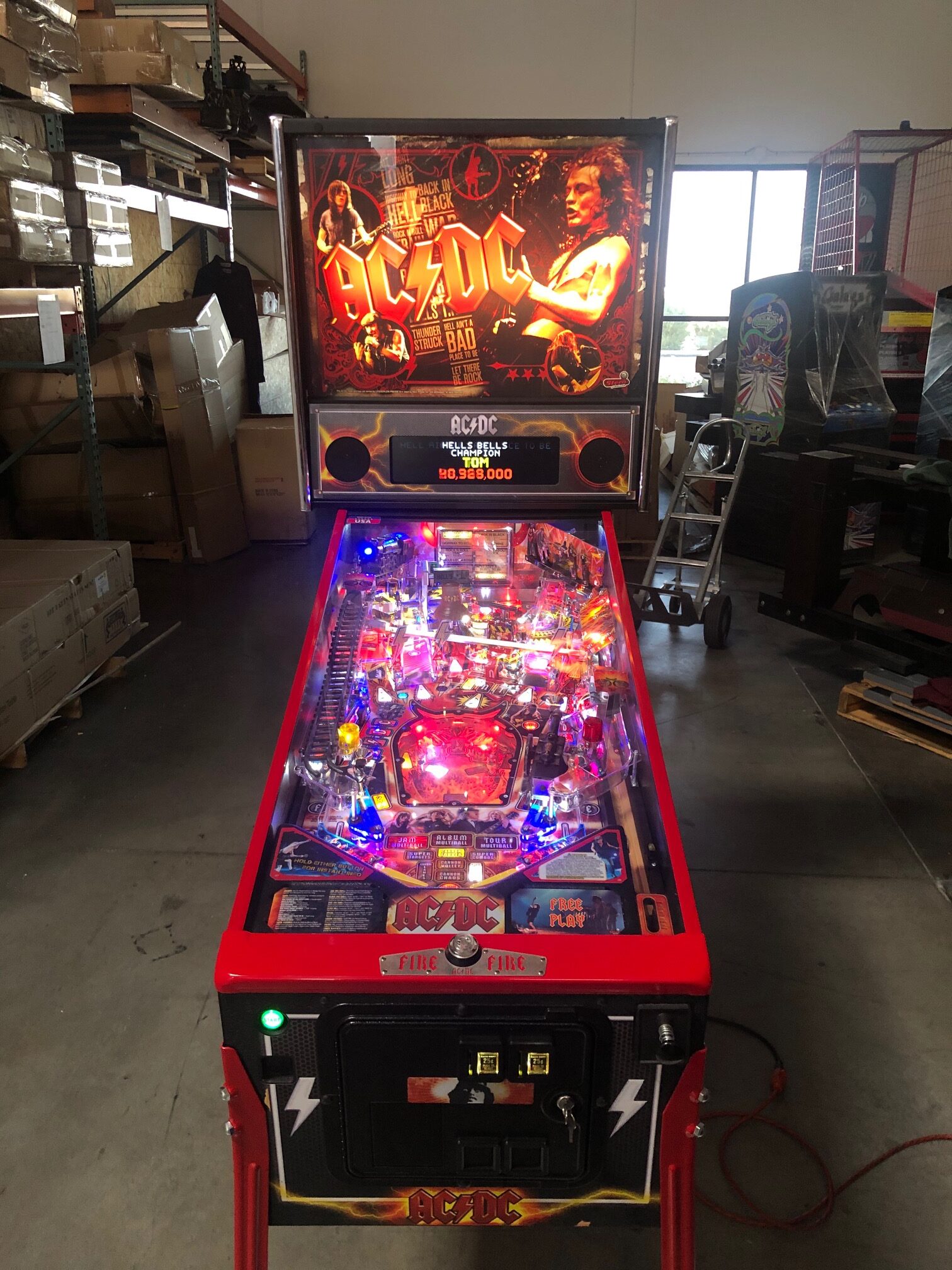 AC/DC Premium Pinball Billiards N More