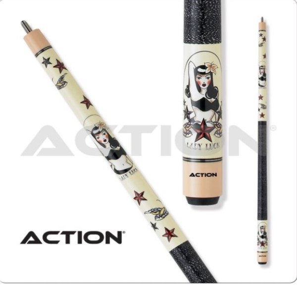 Action lucky lady cue