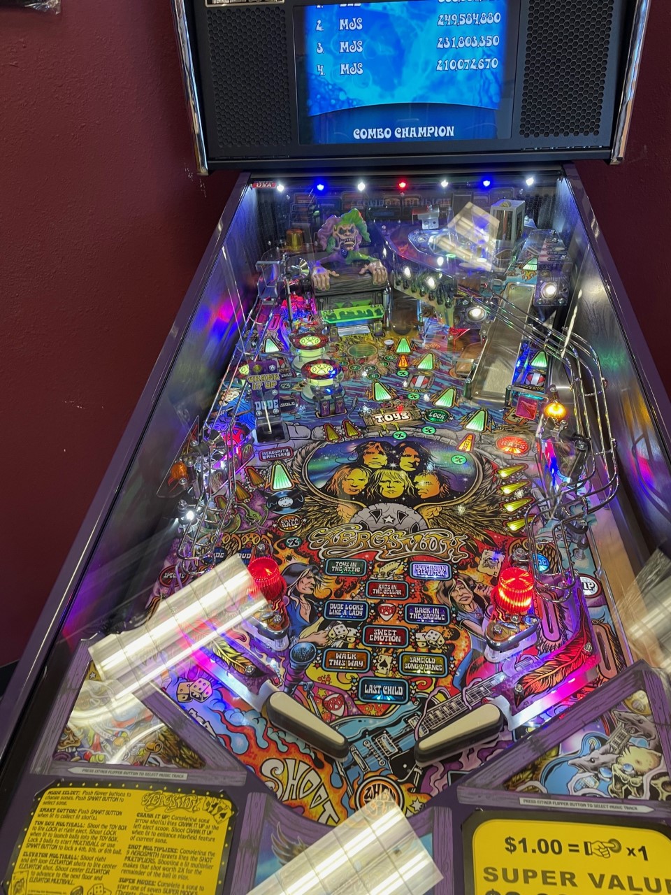Aerosmith Limited Edition Pinball For Sale • Billiards N More