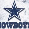 Dallas Cowboys Sign Glass Wall Art Helmet - Ozone Billiards