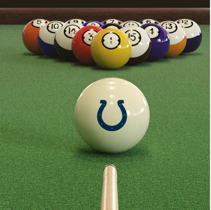 Indianapolis Colts Cue Ball For Sale