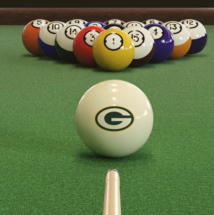 Green Bay Packers Cue Ball For Sale