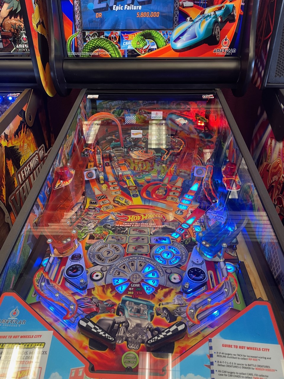 Hot Wheels Deluxe Pinball Machine In Stock Ships Now! For Sale ...