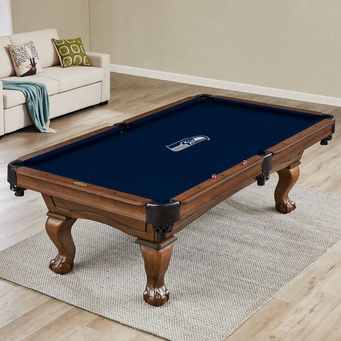 Seattle Seahawks 7- 8 Or 9 Foot Billiard Cloth - Image 2