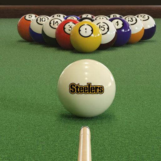 pittsburgh steelers pool balls