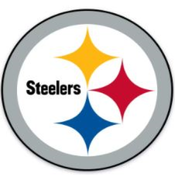 Pittsburgh Steelers Sign Glass Wall Art Logo - Ozone Billiards