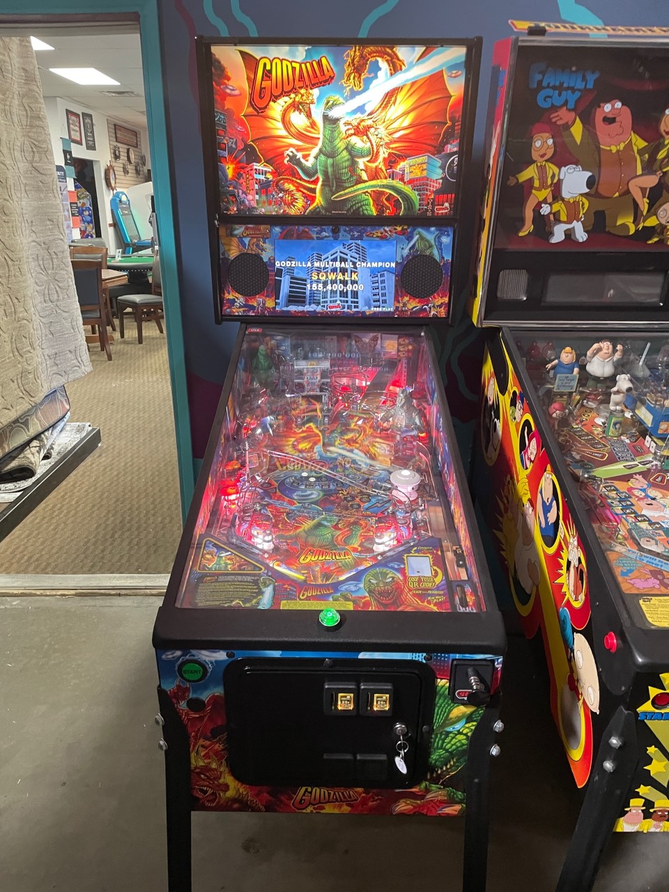 Stern Godzilla Premium Pinball Upgraded! For Sale | Billiards N More