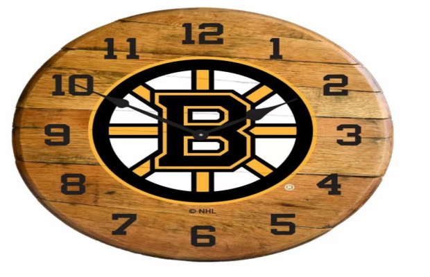 boston bruins clock thumb