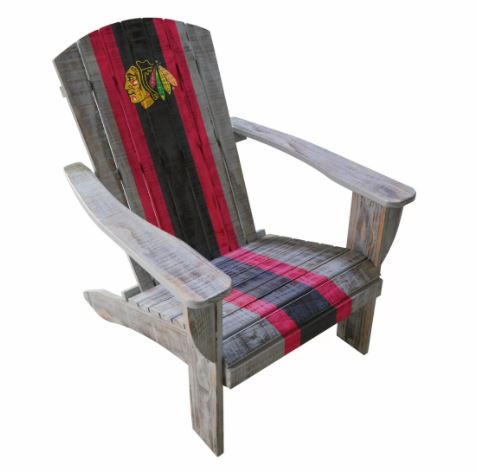 chicago blackhawk chair wood