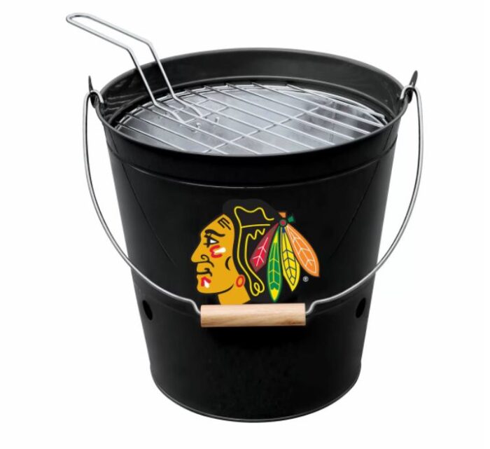 chicago blackhawks bbq bucket