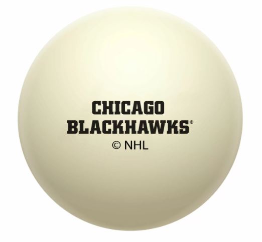 chicago blackhawks cue ball