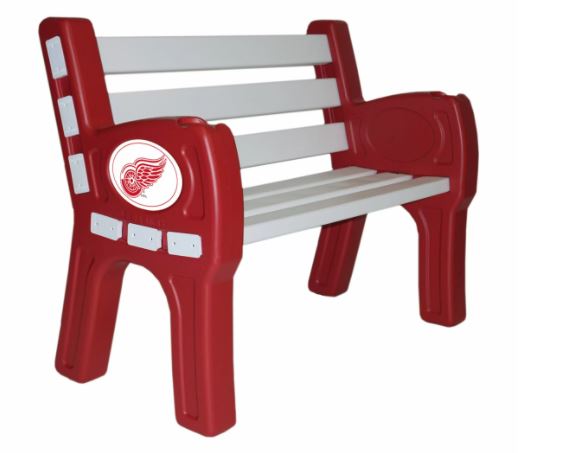 detroit red wings bench