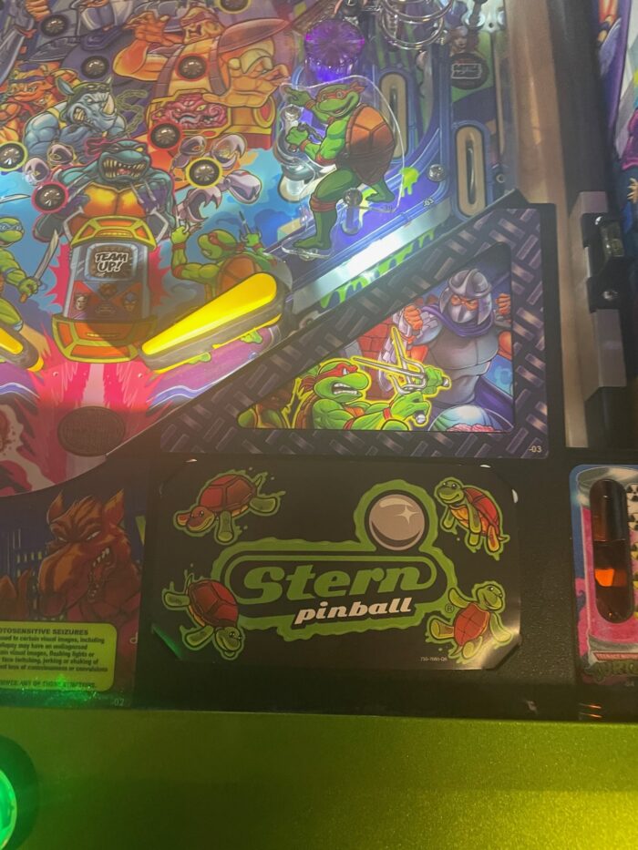 Teenage mutant ninja turtles limited edition pinball 19