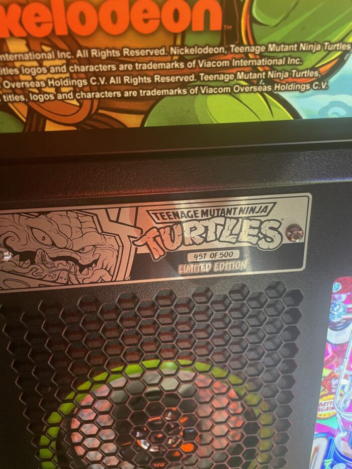 Teenage mutant ninja turtles limited edition pinball 23