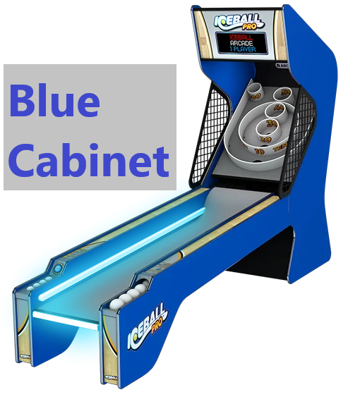 iceball pro blue cabinet