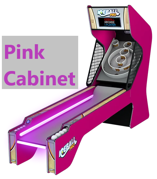 iceball pro pink cabinet