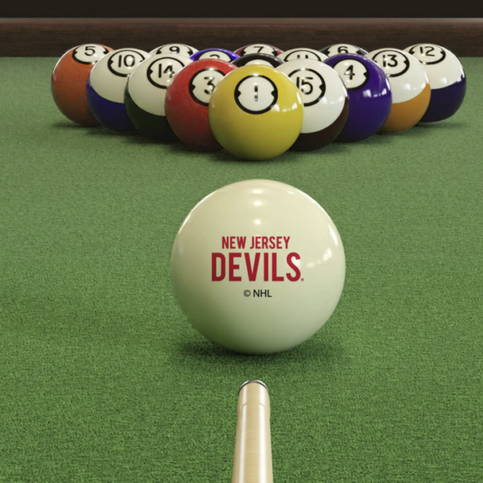 nhl new jersey devils cue ball 1