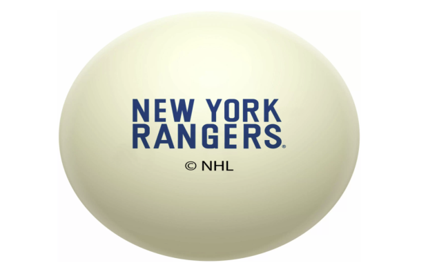 nhl new york rangers cue ball thumb