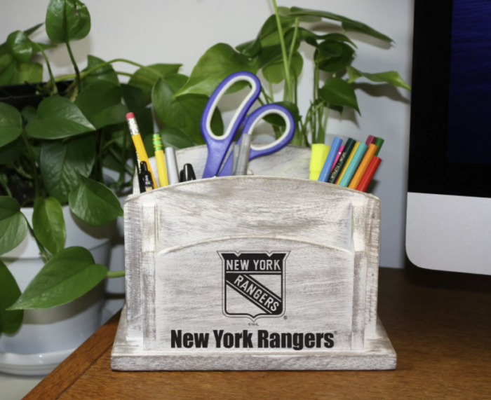 nhl new york rangers desk organizer 4