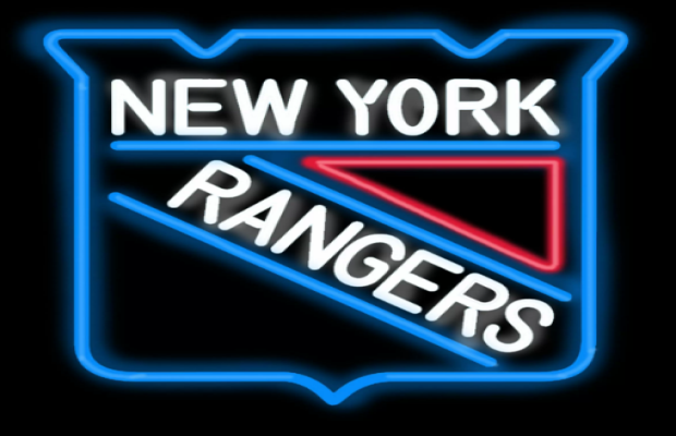nhl new york rangers neon light thumb